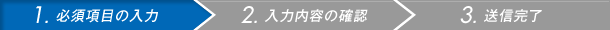 1.必須項目の入力